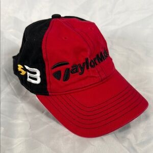 TaylorMade Red and Black Cap